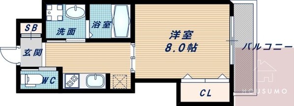 サムライマンション上山手の物件間取画像